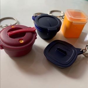 Tupperware Keychains